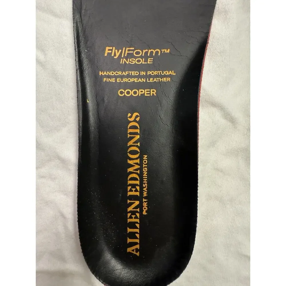 Allen Edmonds "Cooper" sneakers suede leather Men’s Size 8.5 D Black Handcrafted - Picture 4 of 15